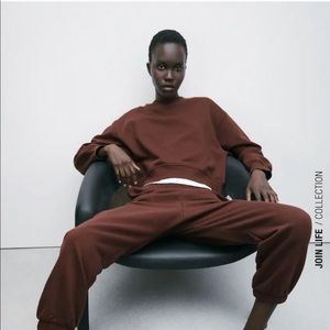 Zara BROWN sweatsuit
